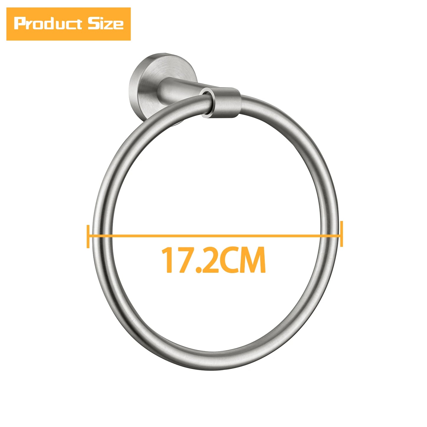 DQOK Bathroom Hardware Set Brushed Stainless Steel Rack