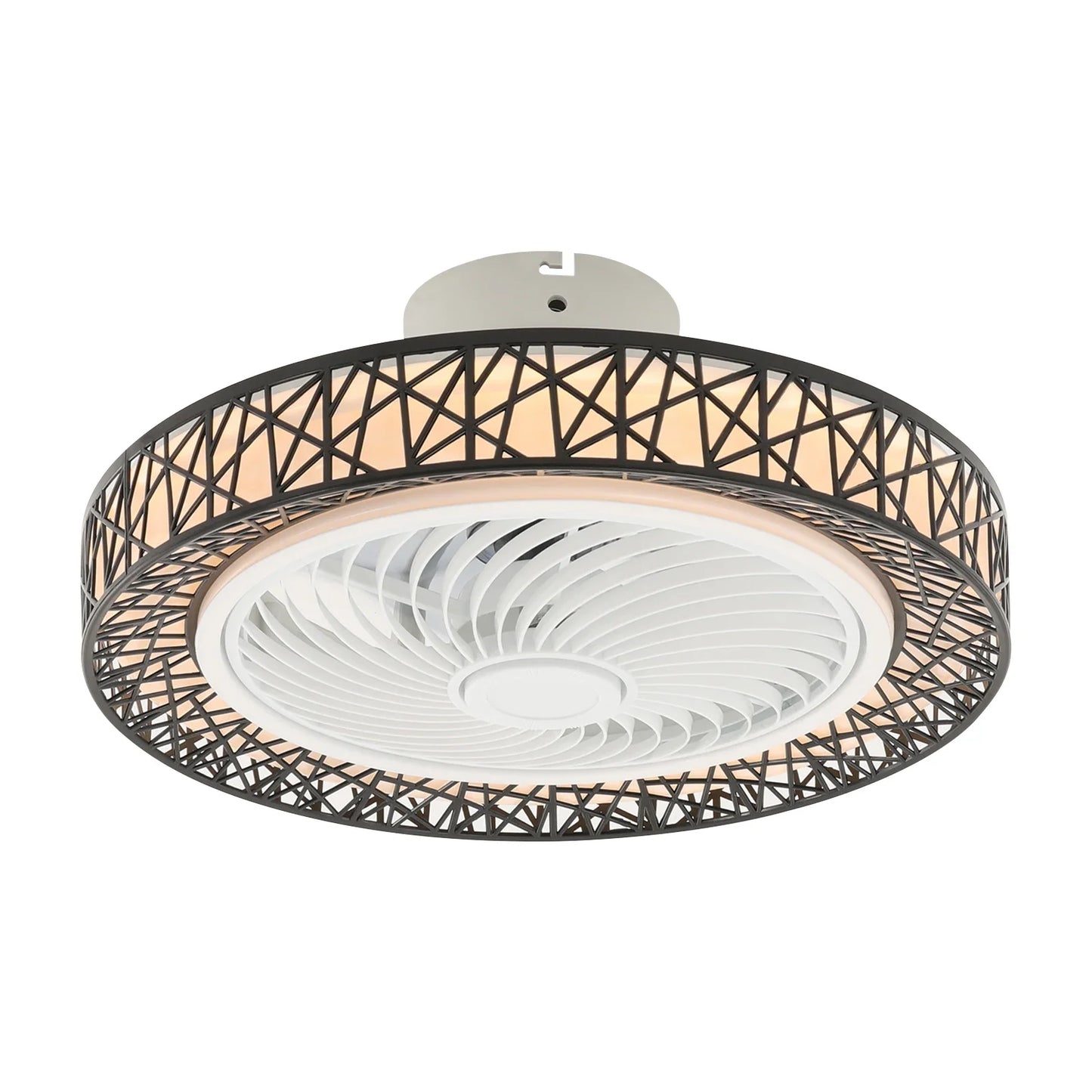 Stylish Ceiling Fan Light: Soft, Adjustable Breeze with Elegant Design for a Warm, Romantic Atmosphere