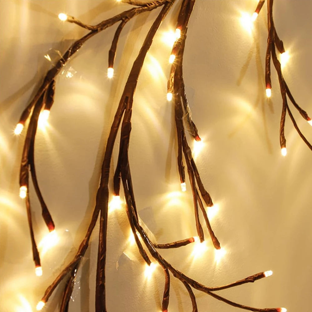Welpur Solar Tree String Lights 96LED Waterproof Garland