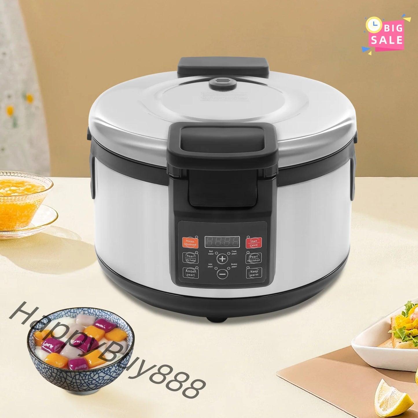 Electric Bubble Tea Rice Cooker For Sago Pearl Milk Tea