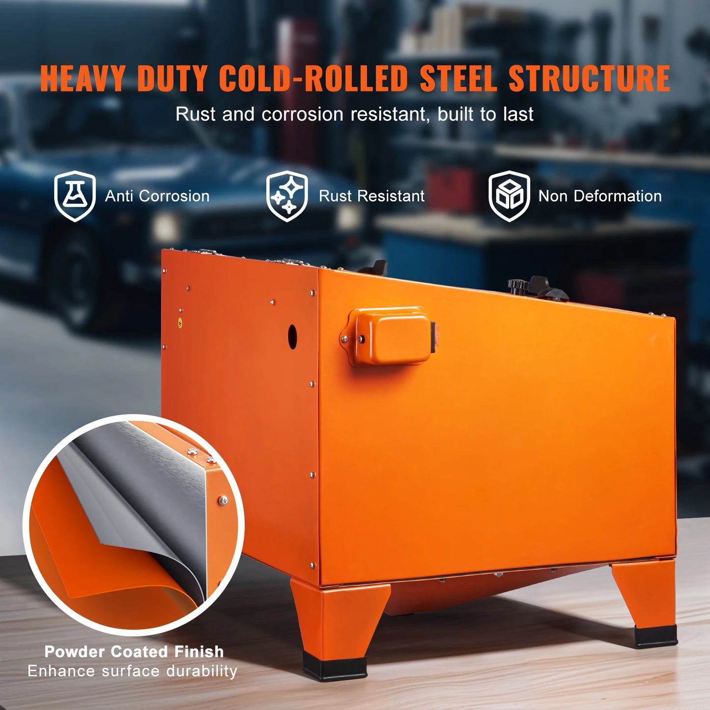 SucceBuy Portable Sandblasting Cabinet Benchtop Nozzles