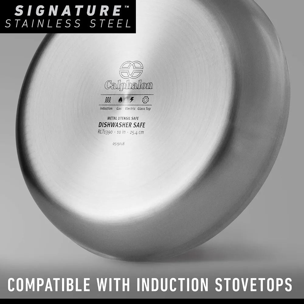Iosn Stainless Steel Cookware Set With Stay Cool Handles