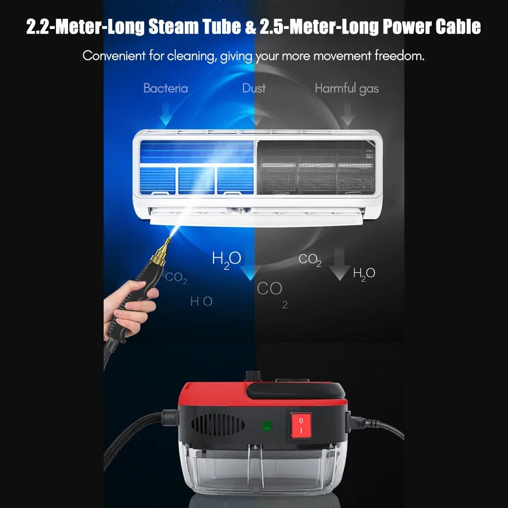 Romellar 2500W Steam Cleaner High Temperature Pressure