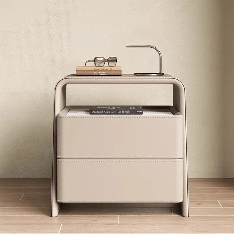 Storage Minimalist Nightstand Nordic Modern Aesthetic Trendy Bedside Table Luxury Drawer Mesitas De Noche Bedroom Furniture