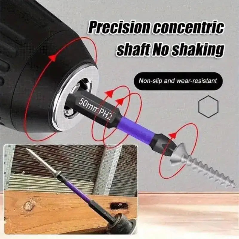 Meikela Magnetic D1 Anti Shock Bit Phillips Screwdriver Set