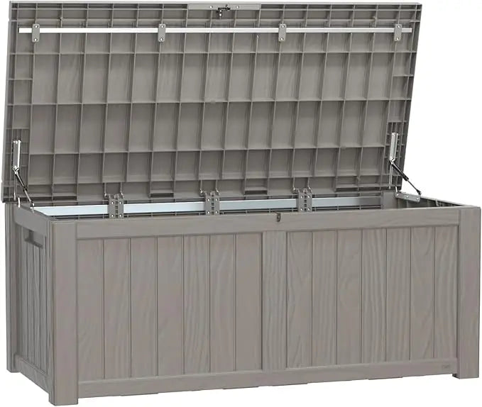 XMSJ Resin Deck Box Lockable Outdoor Storage For Patio