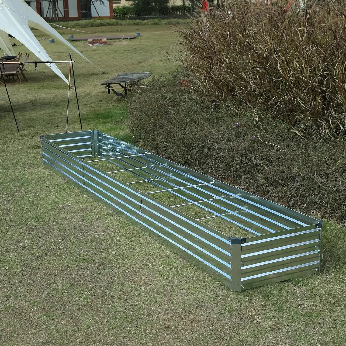 Hign-Concerned Galvanized Raised Garden Bed 2 Pack Planter