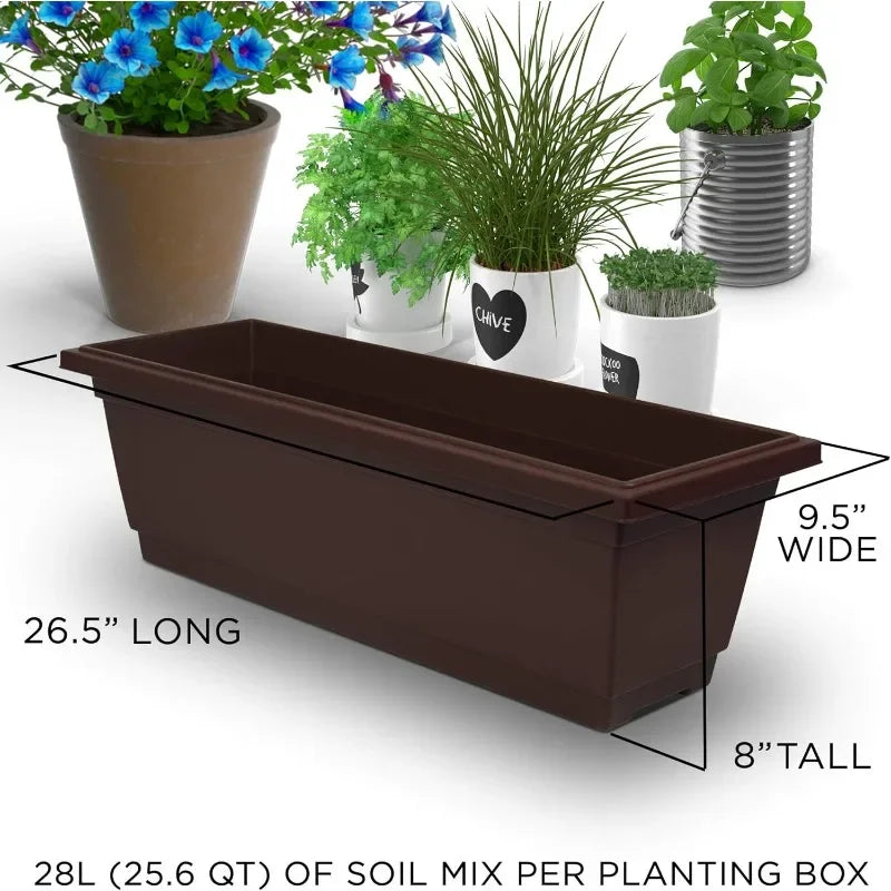 Hign-concerned Raised Garden Bed Vertical Planter 4 Boxes
