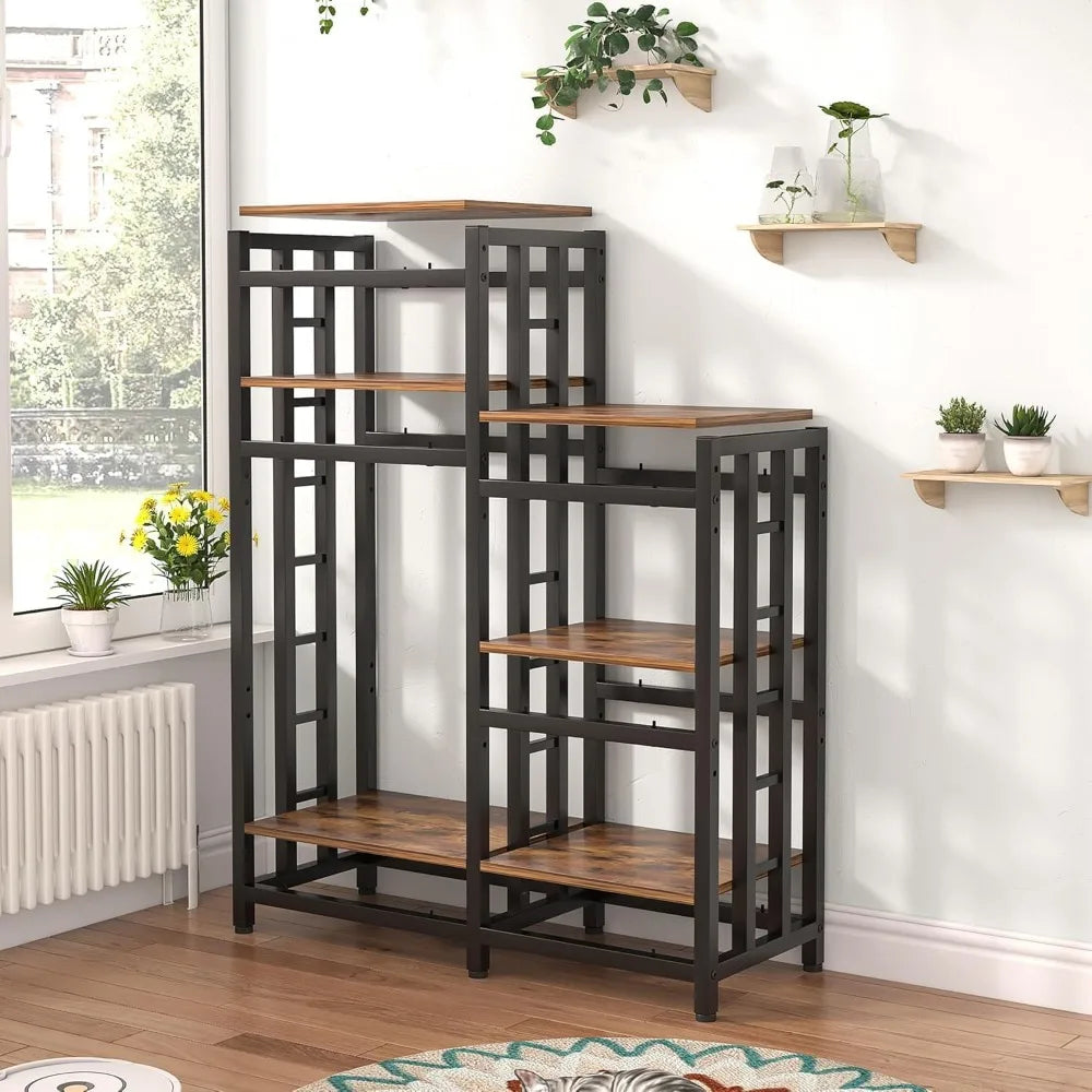Brightshow Kitchen Storage Shelf Bakers Rack 6 Tier