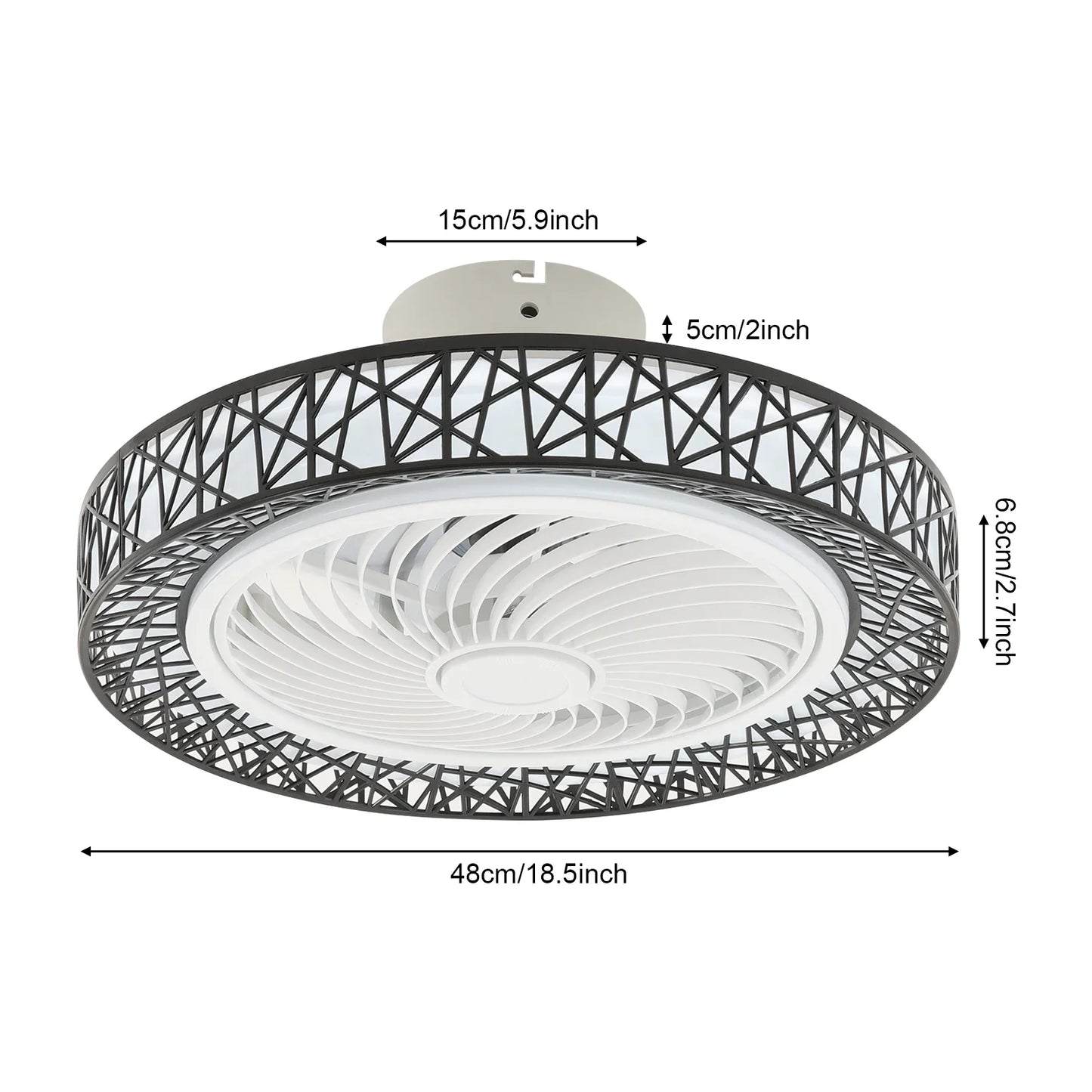 Stylish Ceiling Fan Light: Soft, Adjustable Breeze with Elegant Design for a Warm, Romantic Atmosphere