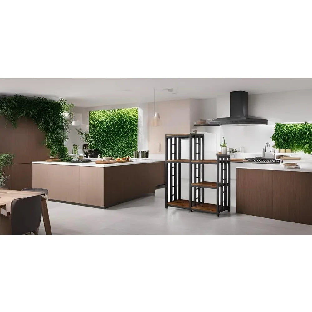 Brightshow Kitchen Storage Shelf Bakers Rack 6 Tier