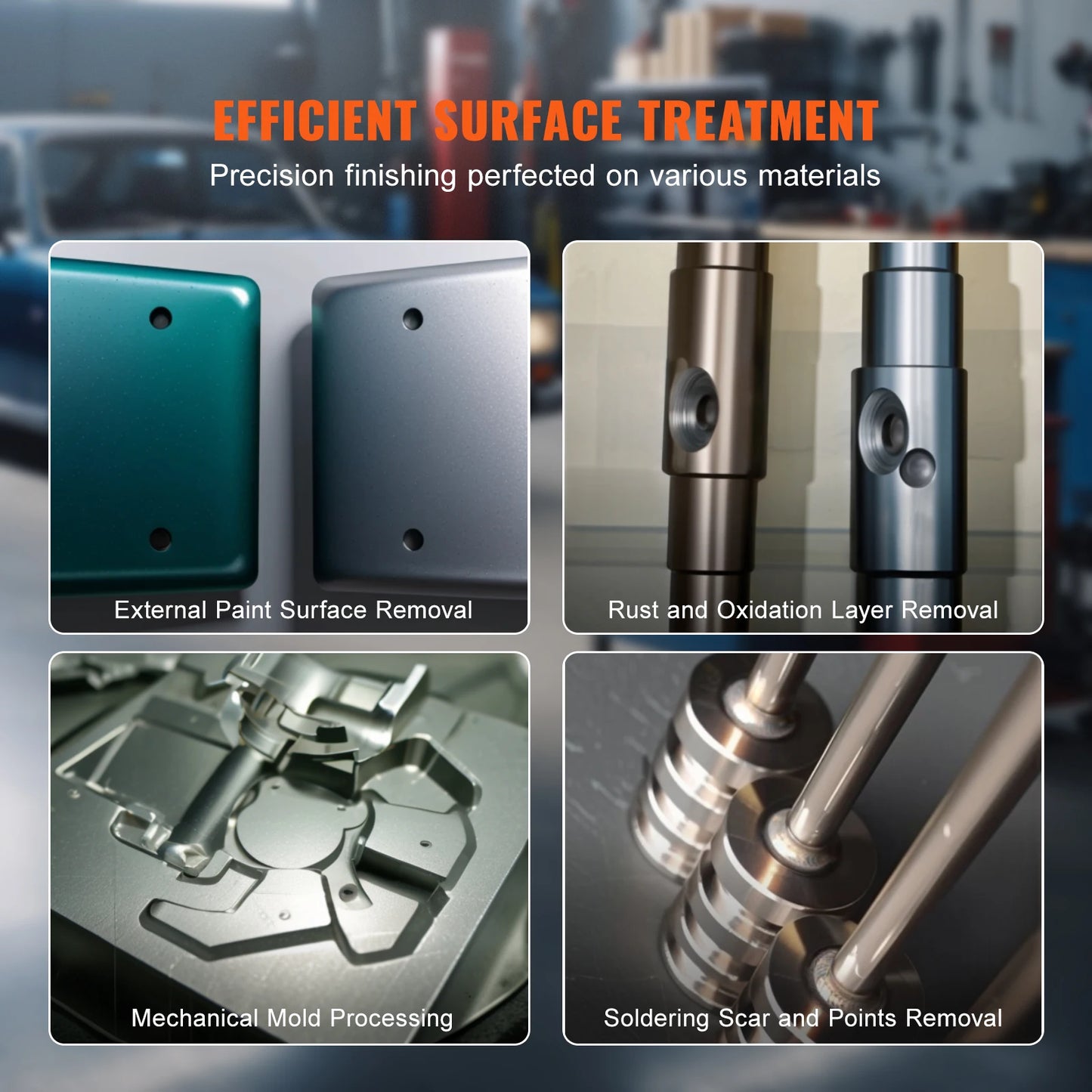 SucceBuy Portable Sandblasting Cabinet Benchtop Nozzles