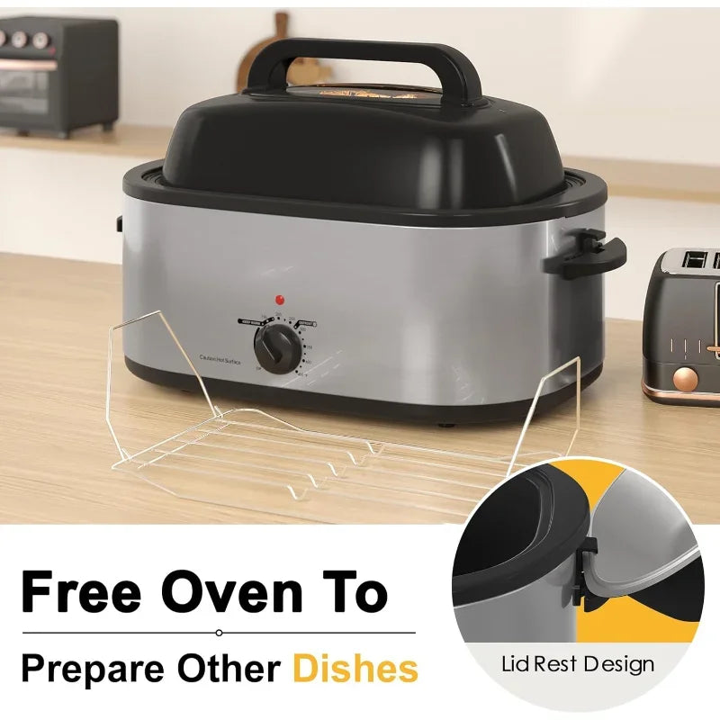 Hign Concerned Roaster Oven Large Premium Electric Steel
