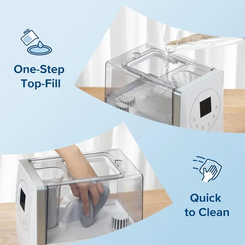 LEVOIT LV600S Smart Warm and Cool Home Bedroom Large Room, (6L) 753ft² Coverage, App & Voice Control - Quiet Sleep Mode