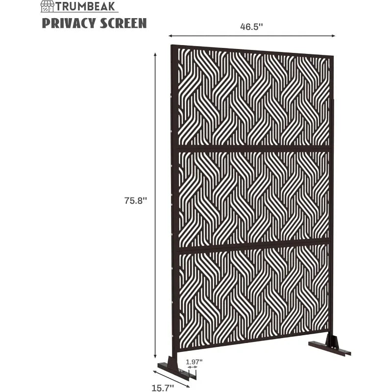 Hign Concerned Outdoor Privacy Screen Freestanding Panel