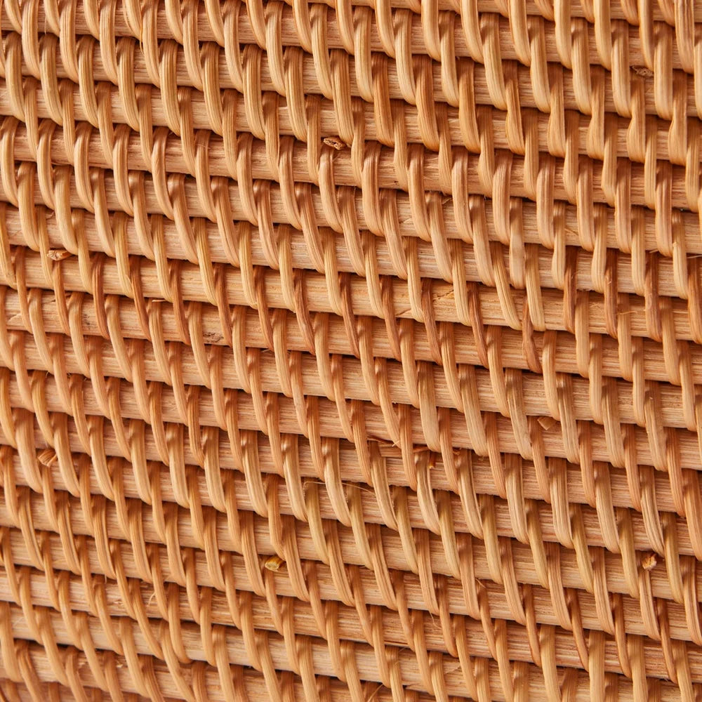NONECN Rattan Bathroom Organizer Basket Rust Resistant Storage