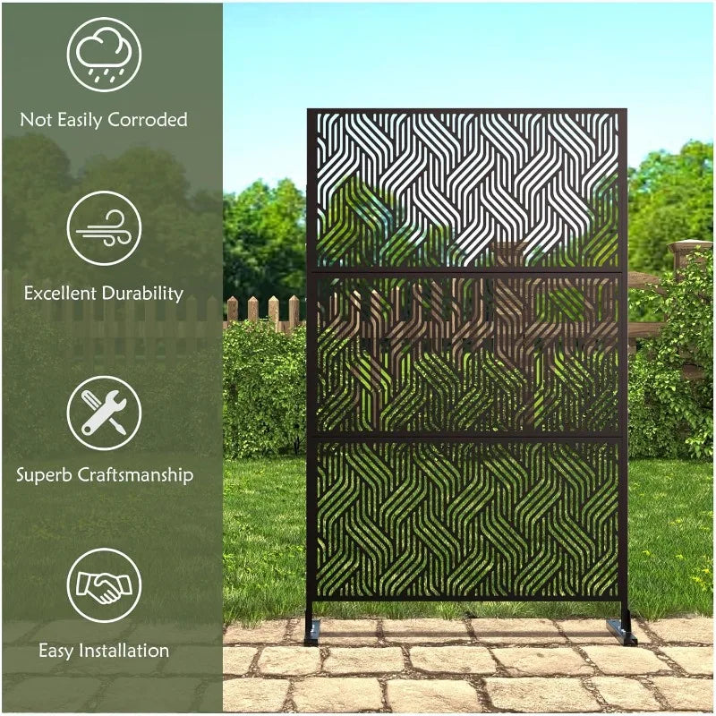 Hign Concerned Outdoor Privacy Screen Freestanding Panel
