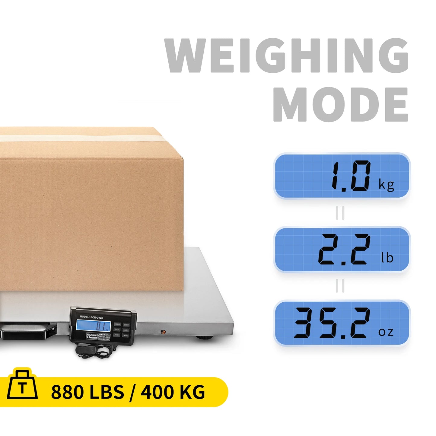SucceBuy Livestock Scale Stainless Platform 880 to 1100 Lbs