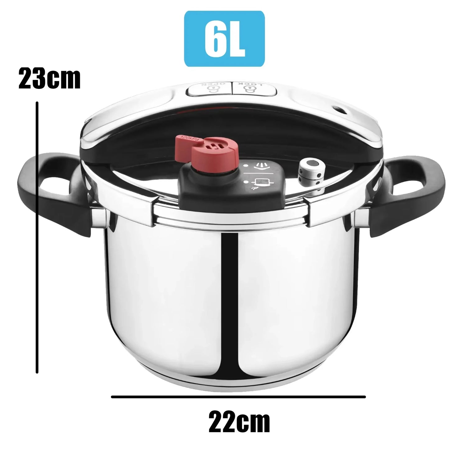 Stainless Steel Pressure Cooker Explosionproof Kitchen