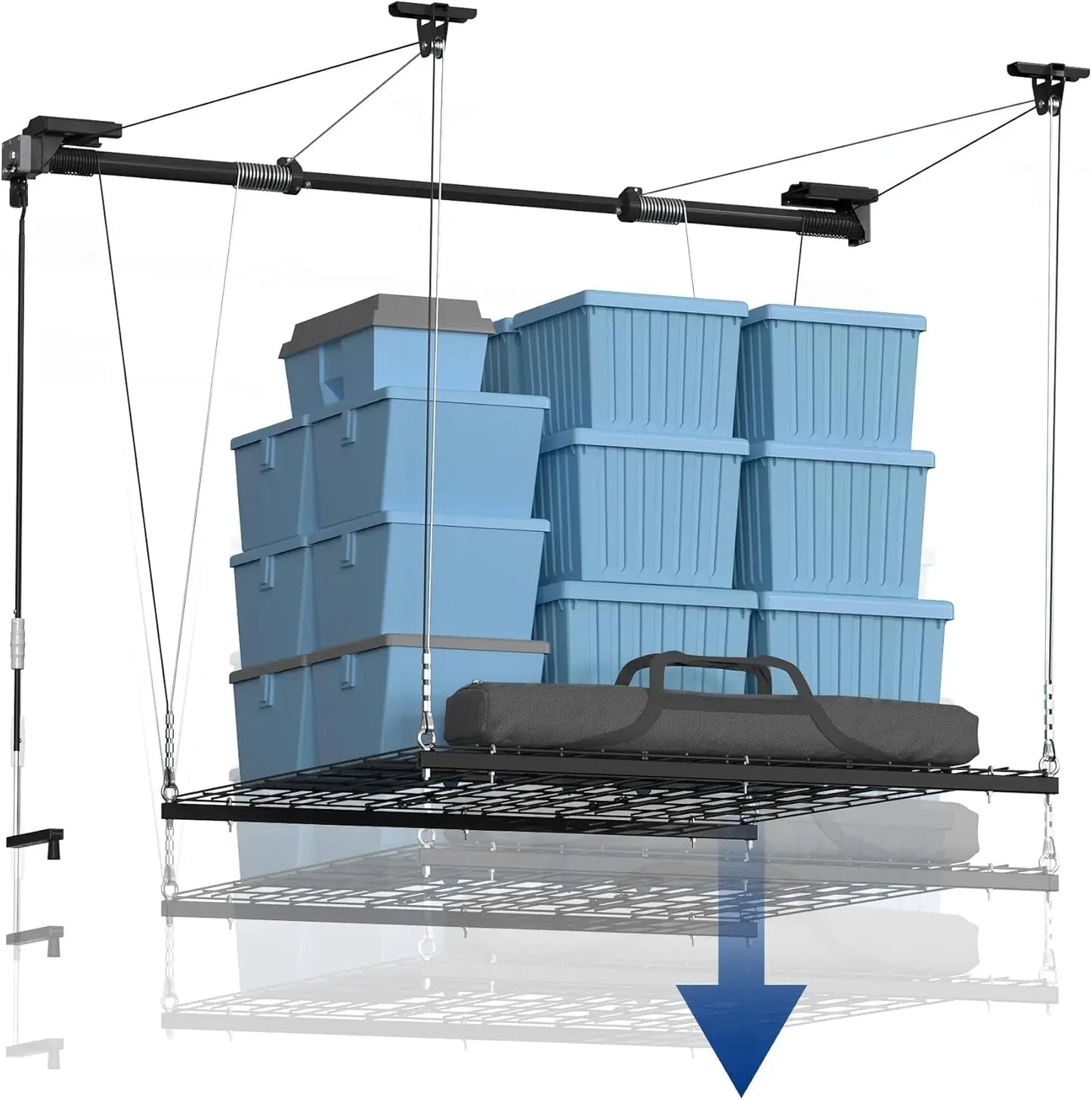 Hign Concerned Garage Ceiling Storage Rack Heavy Duty