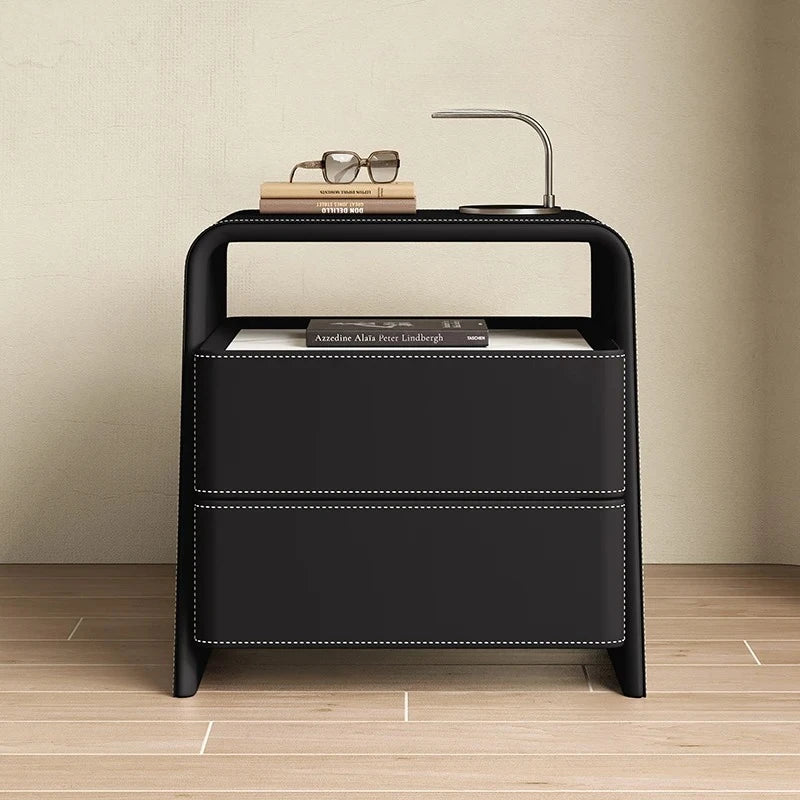 Storage Minimalist Nightstand Nordic Modern Aesthetic Trendy Bedside Table Luxury Drawer Mesitas De Noche Bedroom Furniture