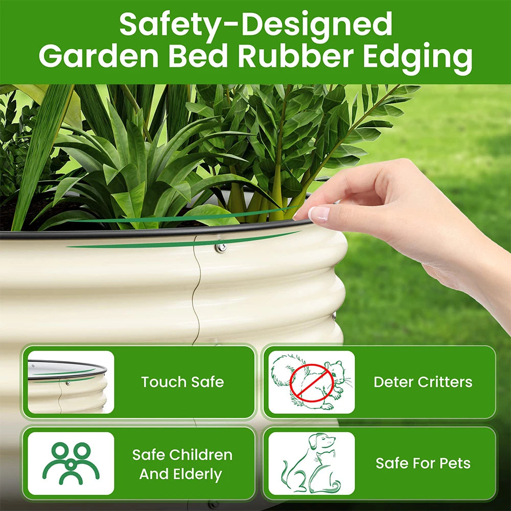 Finishing Metal Raised Garden Bed Planter For Vegetables