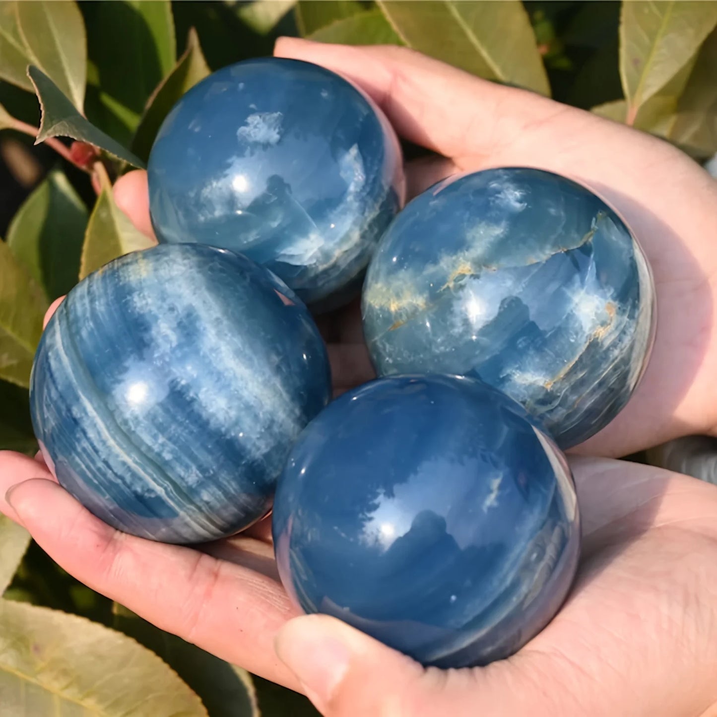 CrystalHola Onyx Sphere Decorative Stone For Home And Office