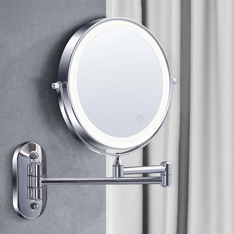 JUNYUU LED Adjustable Light Magnifying Makeup Mirror