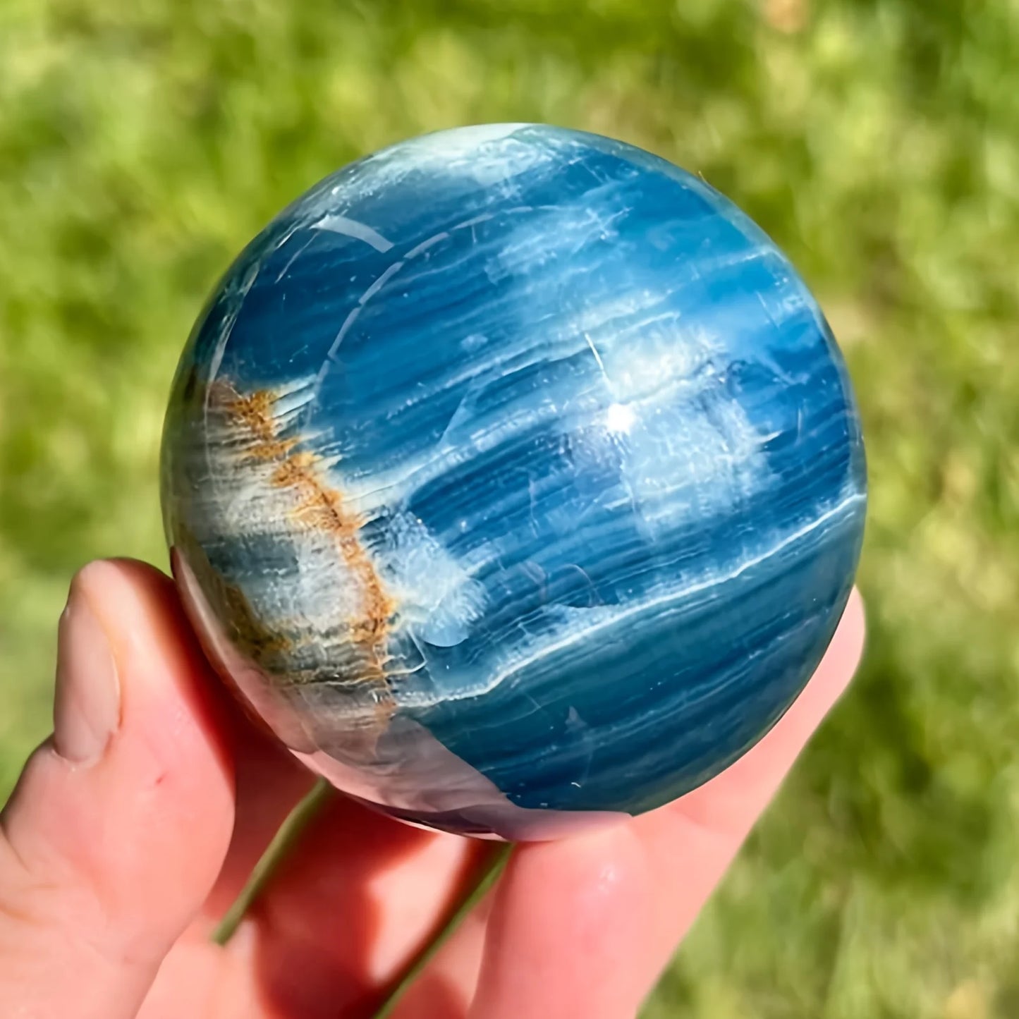 CrystalHola Onyx Sphere Decorative Stone For Home And Office