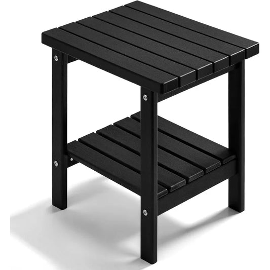 Hign-concerned Adirondack Square Side Table Weatherproof