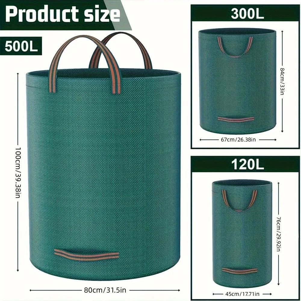 Heavy Duty Garden Waste Bags With Handles For Yard Debris