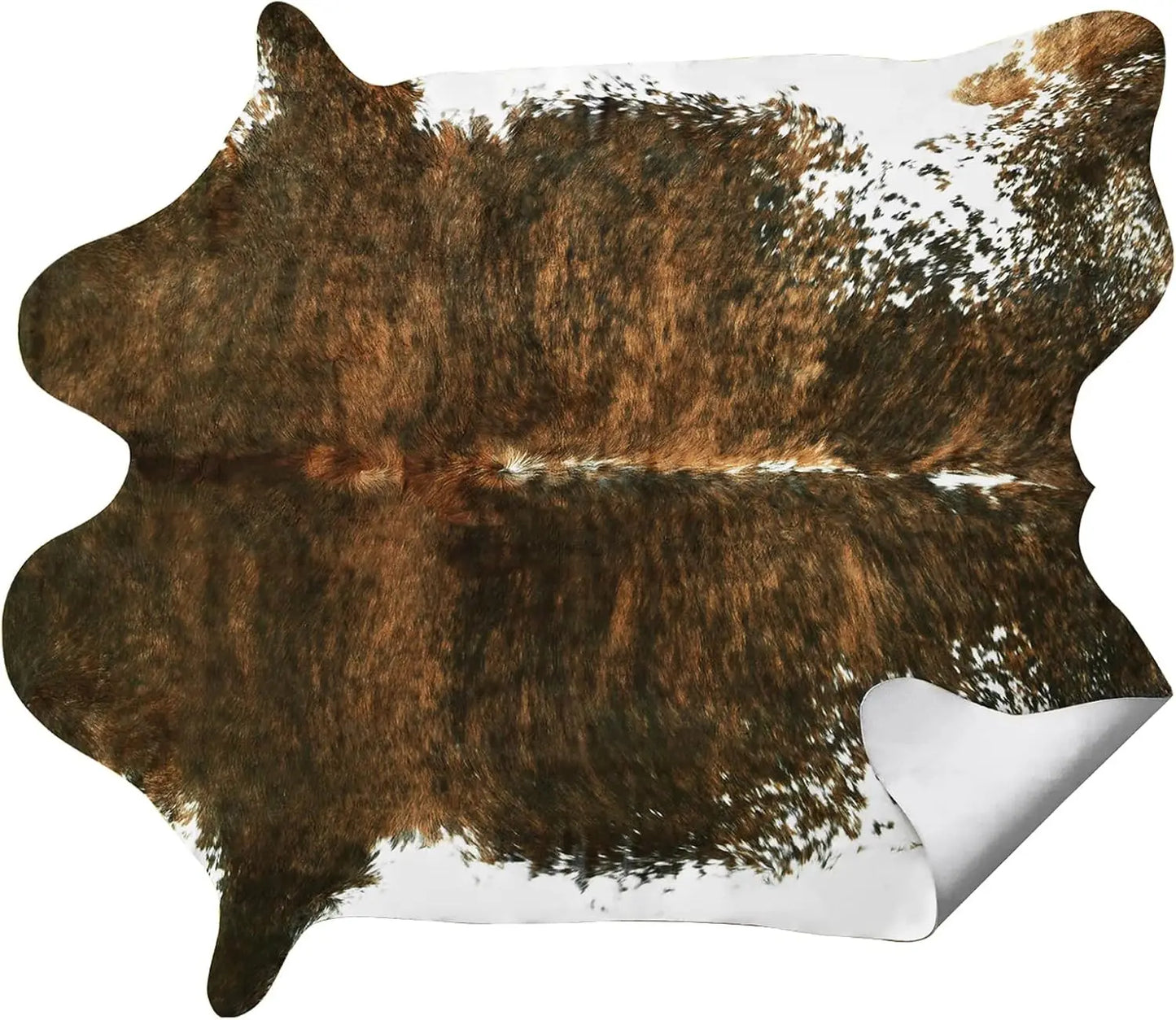 NOAHAS  Faux Fur Animal Cow Hide Carpet,Sturdy and Large Size Cow Print Rugs, Suitable for Bedroom Living Room Western Decor