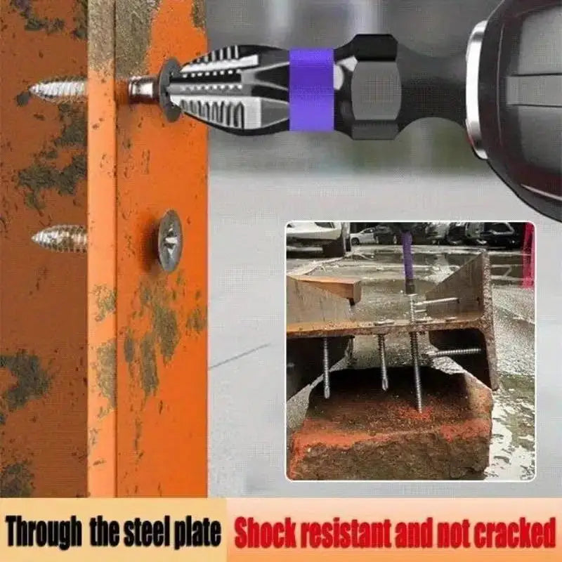 Meikela Six Magnetic D1 Anti Shock Bit Set For Phillips Screwdriver High Hardness Anti Skid