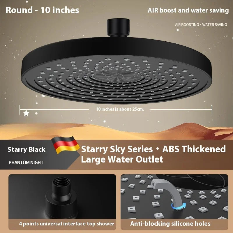 URGGU Large Volume Pressurized Showerhead With Single Head