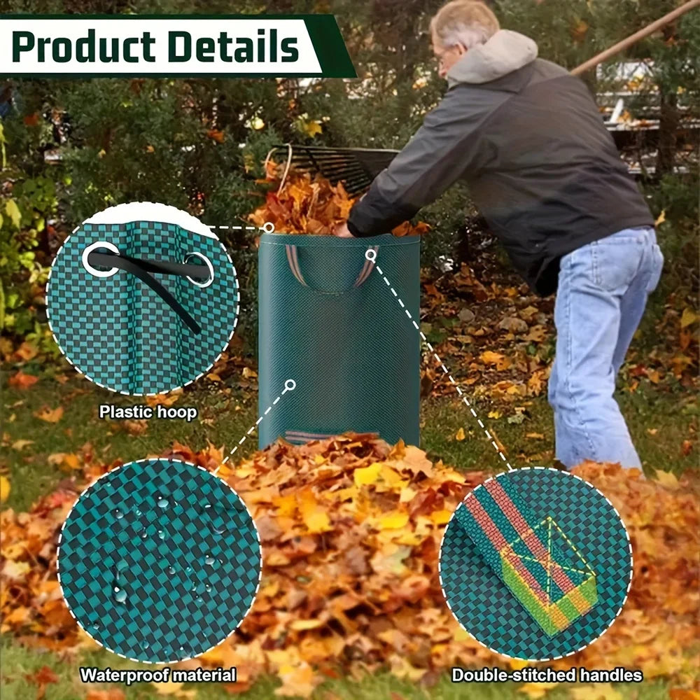 Heavy Duty Garden Waste Bags With Handles For Yard Debris