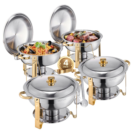 VEVOR Chafing Dish Buffet Set Stainless Steel Warmer