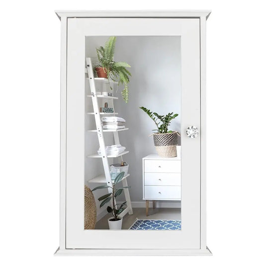 Hign-concerned Wall Mount Cabinet Organizer Mirror Door