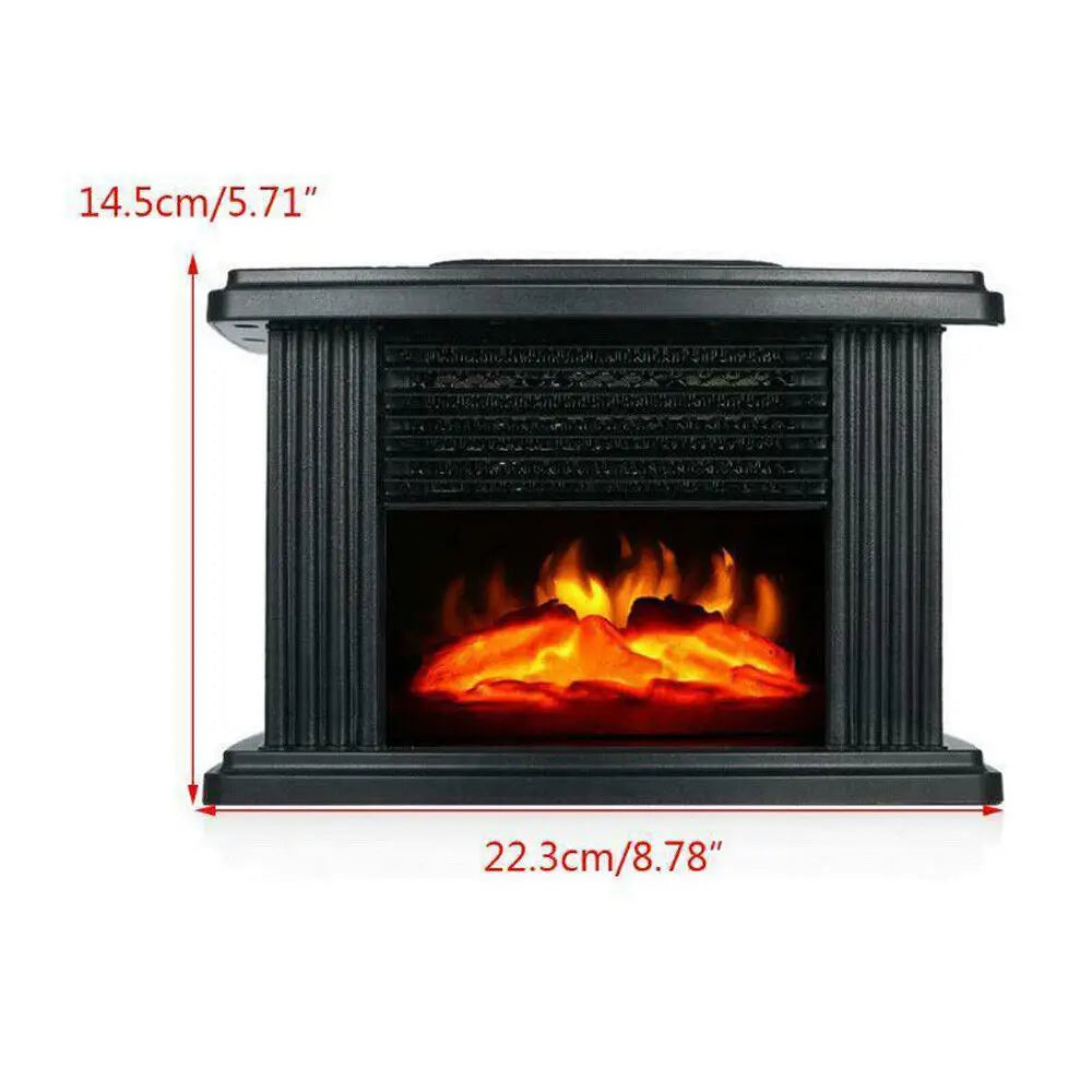 Fireplace Decorative Lantern With Flame Effect Touch Switch