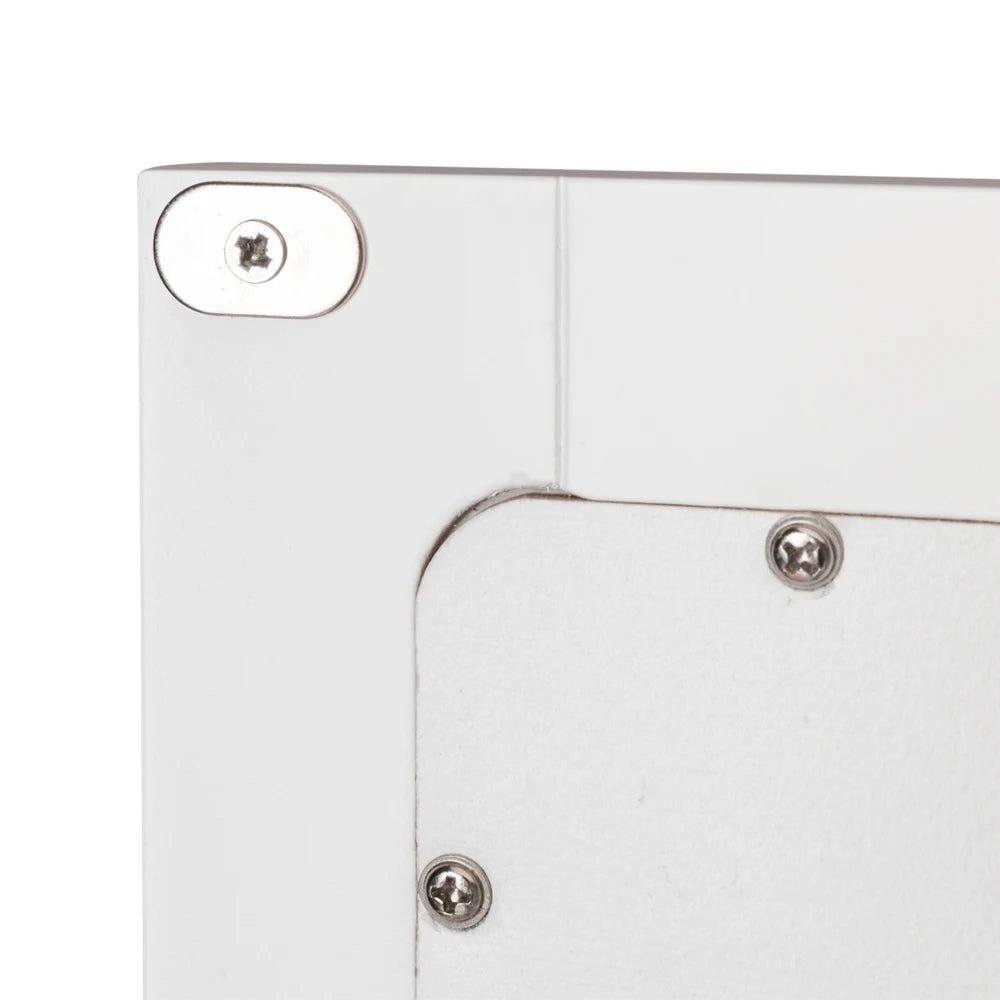 Double Door Mirror Indoor Bathroom Wall Mounted Cabinet Shelf White