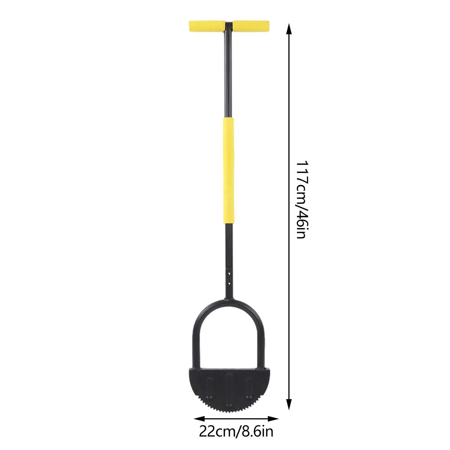 ZJCHAO Half Moon Lawn Edger Shovel Manual Garden Tool