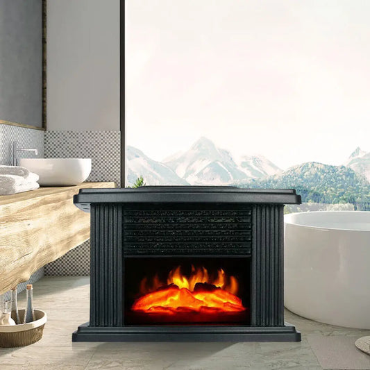 Fireplace Decorative Lantern With Flame Effect Touch Switch
