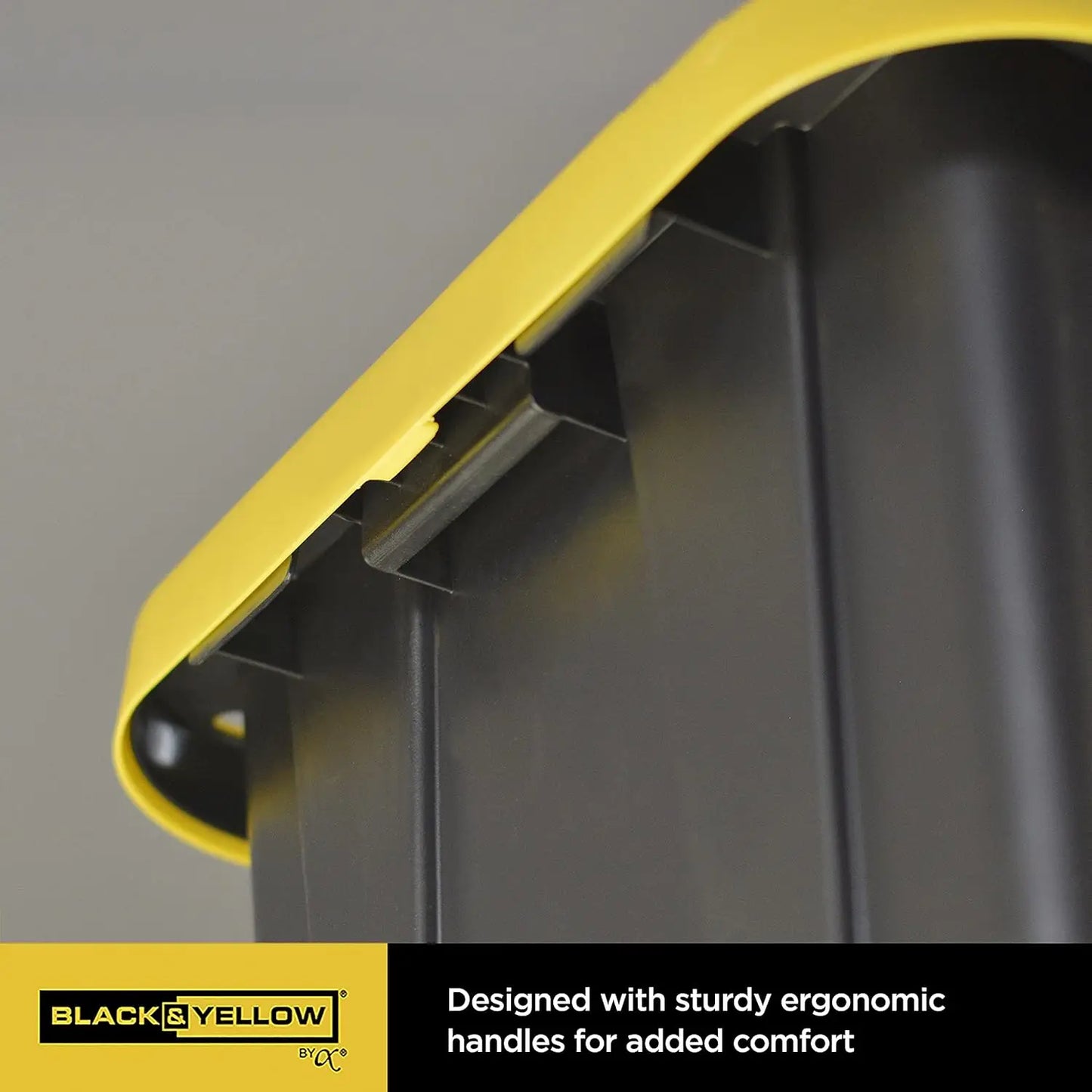 Heavy Duty Storage Container With Snap Tight Lid Weather Resistant