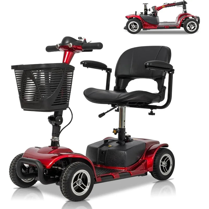 Hign Concerned Compact Power Scooter For Adults Seniors LED