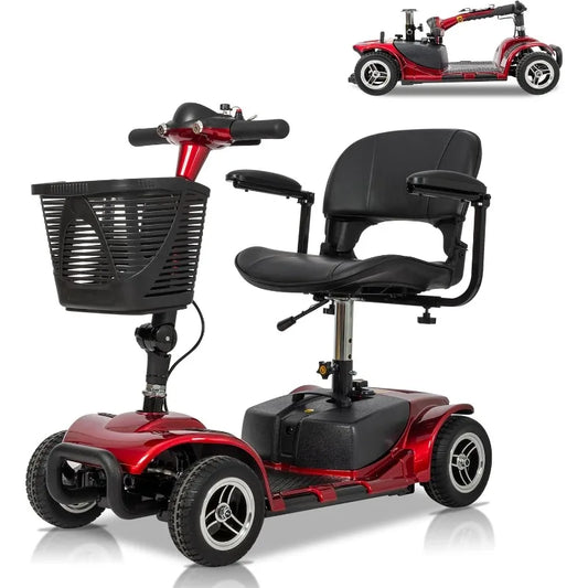 Hign Concerned Compact Power Scooter For Adults Seniors LED