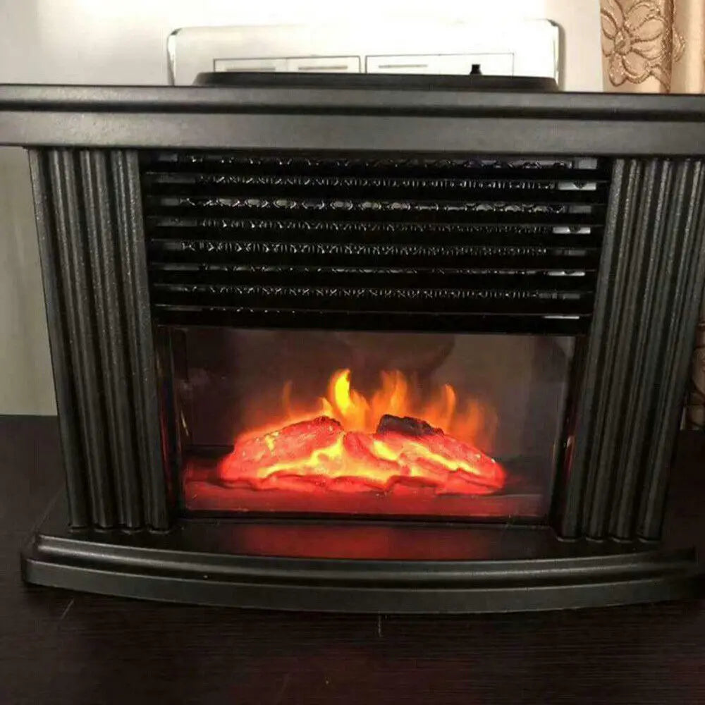 Fireplace Decorative Lantern With Flame Effect Touch Switch