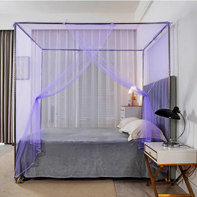 90/120/150/180cm Summer Mosquito Net Square Mosquito Control Bedroom Sleeping Mosquito Net Outdoor Camping Tent Sleeping