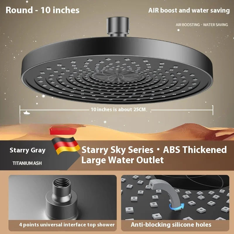 URGGU Large Volume Pressurized Showerhead With Single Head