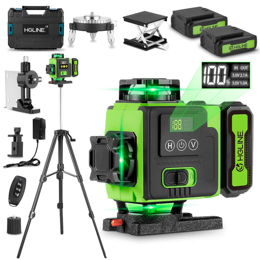 HGLINE 16 Line Laser Level With Tripod And App Remote