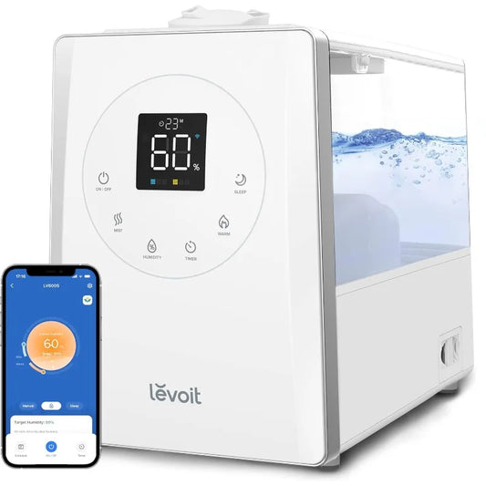 LEVOIT LV600S Smart Warm and Cool Home Bedroom Large Room, (6L) 753ft² Coverage, App & Voice Control - Quiet Sleep Mode